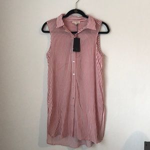 NWT Sleeveless tunic blouse. Sz. xs